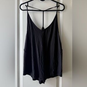 Lululemon Modal Silk Yoga Tank Top - Black - sz8